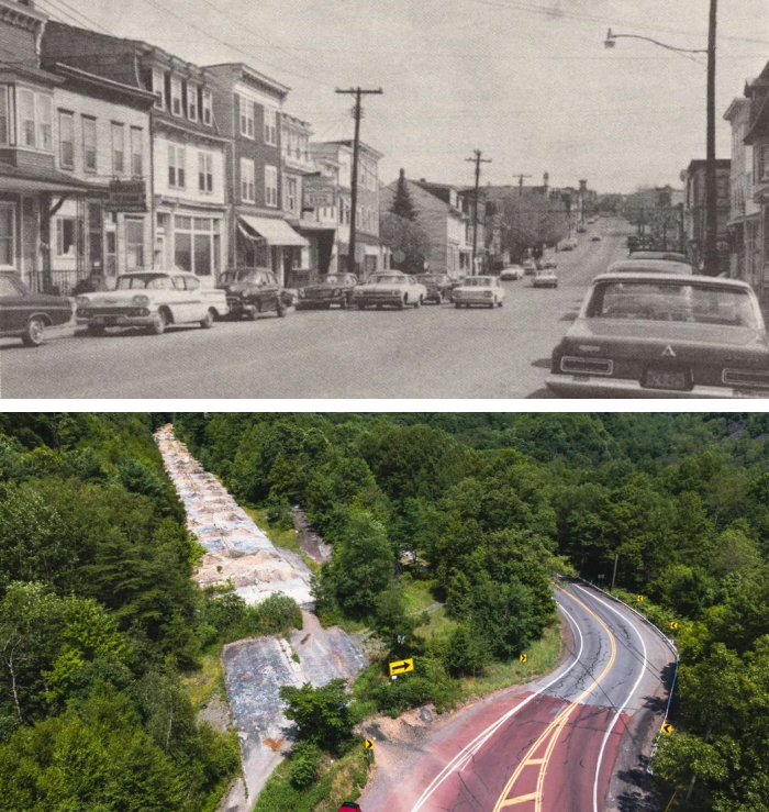 Centralia, USA: Town Burning Underground, Nature Wearing Green Armor