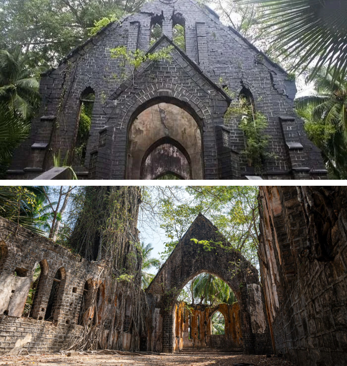 Ross Island, India: Prison Turned Jungle Gym For Giant Trees