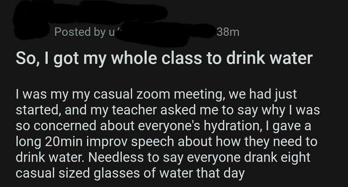 Not Everyone’s As Healthy As You, Buddy