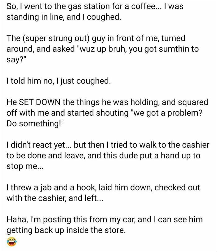 Tough Guy Talk That Isn’t