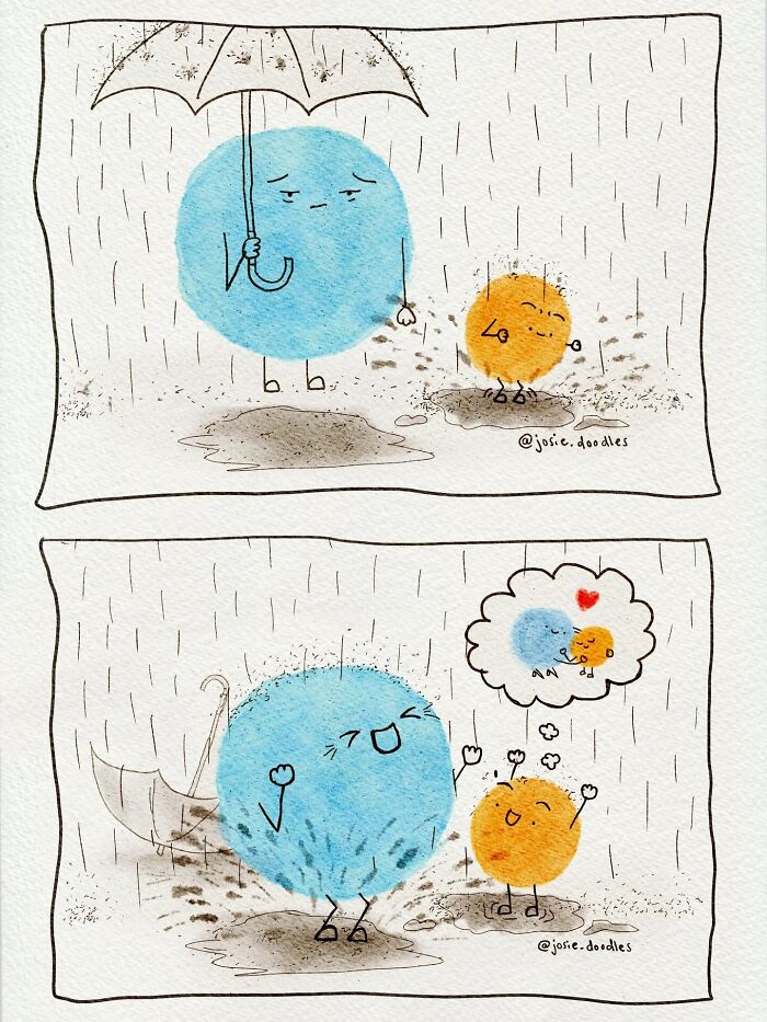Tiny Watercolor Doodles That Speak HUGE Feelings!