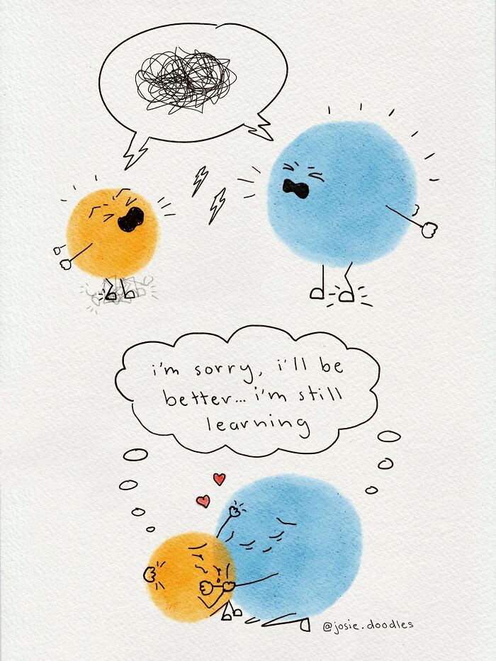 Tiny Watercolor Doodles That Speak HUGE Feelings!