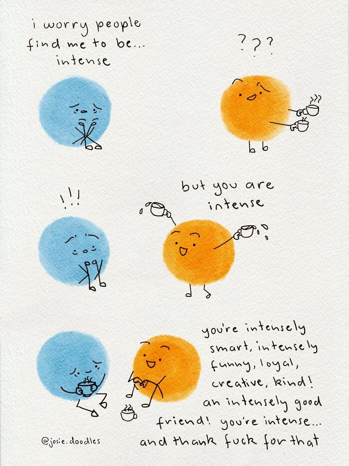 Tiny Watercolor Doodles That Speak HUGE Feelings!