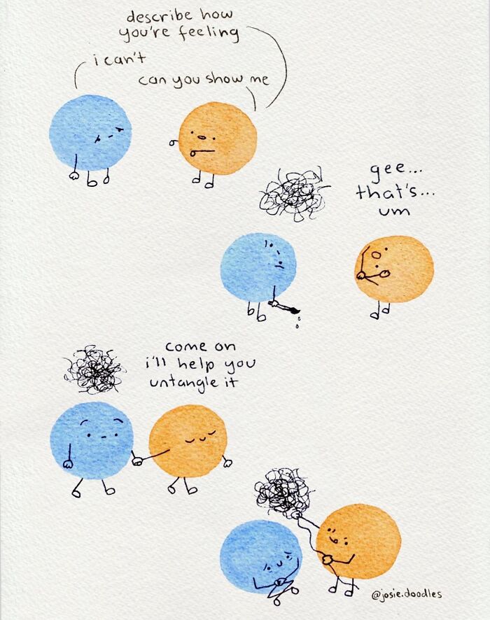 Tiny Watercolor Doodles That Speak HUGE Feelings!