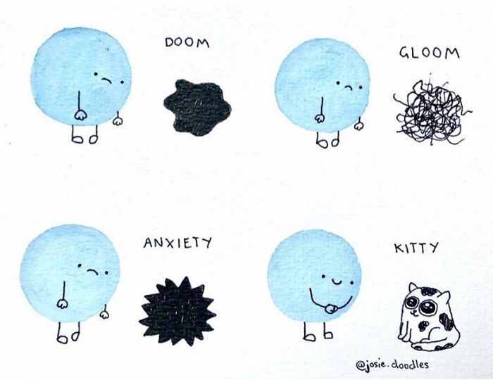 Tiny Watercolor Doodles That Speak HUGE Feelings!