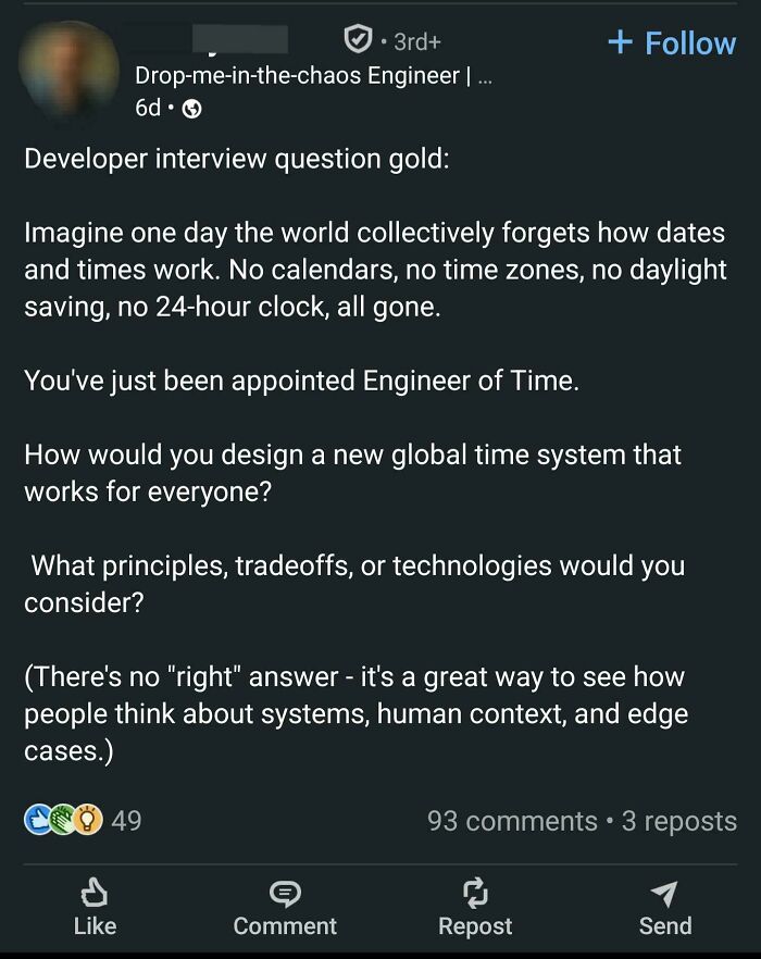 Just a Normal Interview Question... or Not
