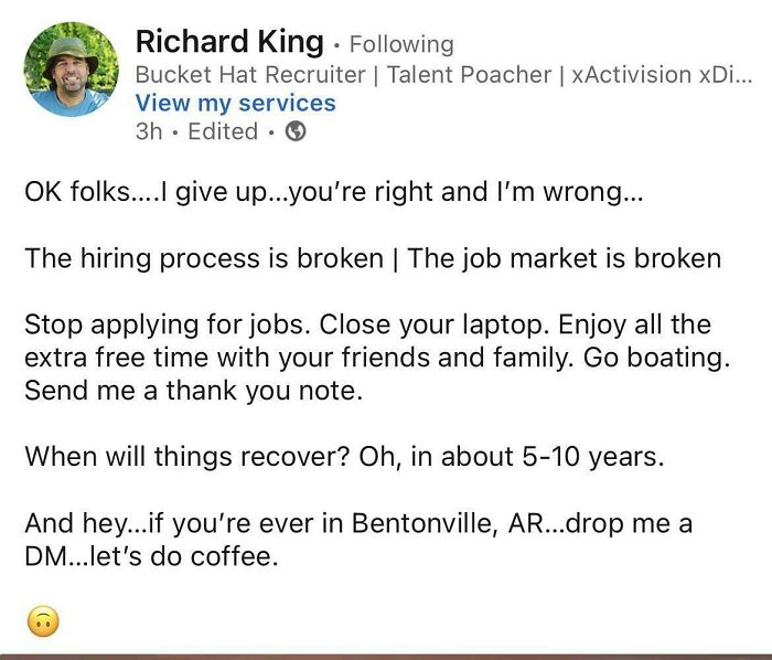 The Look When Recruiting Hell Hits You