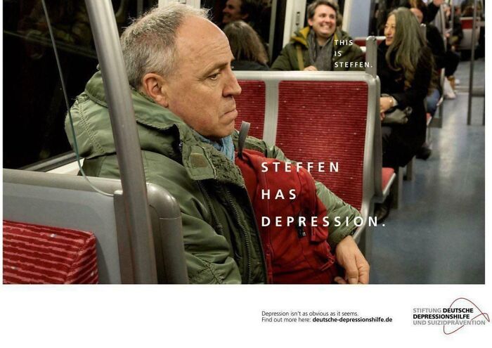 This Depression Awareness Ad Sneaks Up On You (Look Closer!)