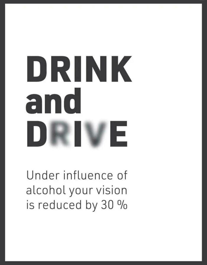 Anti DUI Poster That’s So Clever It Might Actually Work