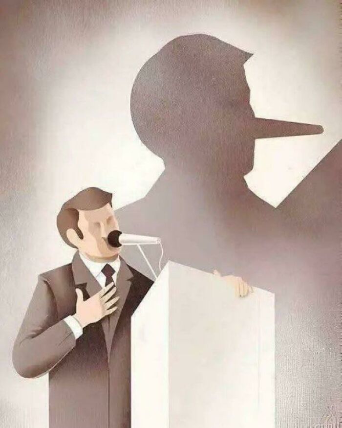 "Politicians' Lies" Art That’s Shady In The Best Way