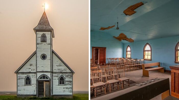 Rusty and Silent: The Abandoned Historic Church in Stonehenge, Saskatchewan