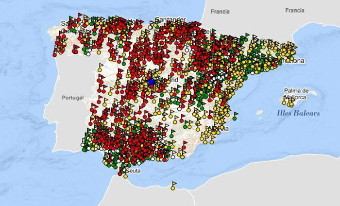 Spain’s Map of Mass Graves