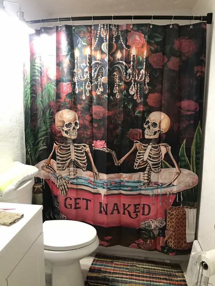 This Shower Curtain Is Soft, Looks Amazing, And I'm In Love