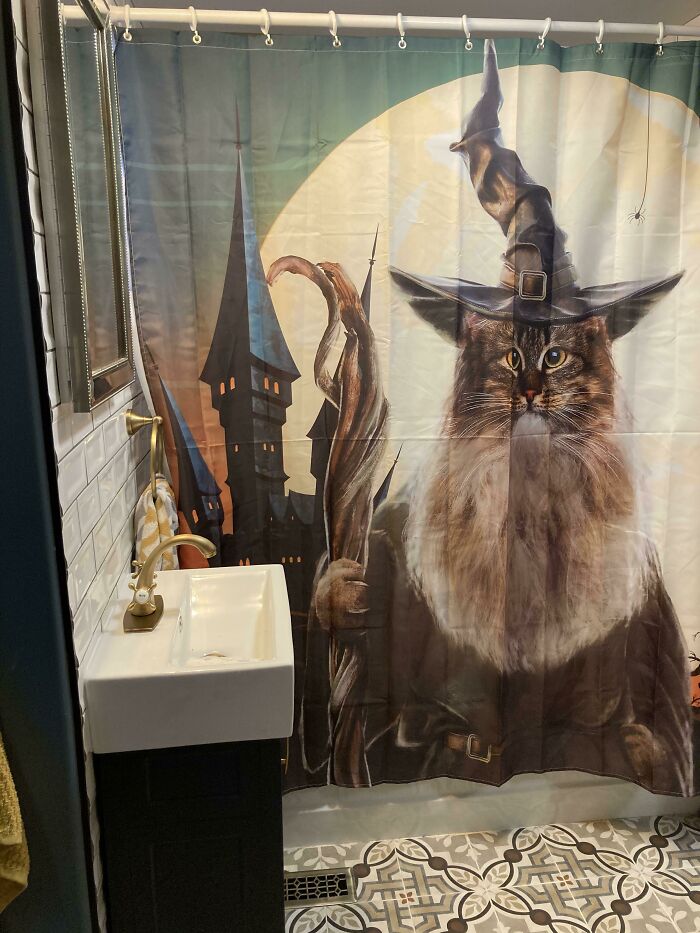 I’m Pretty Sure This Shower Curtain Deserves A Round Of Applause