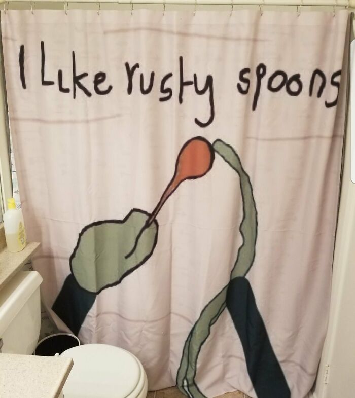 Told My Wife I Was Jealous of All The Cool Shower Curtains—This Was My Xmas Present