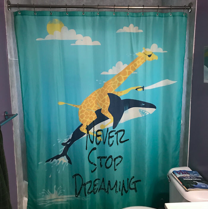 Not Single Anymore, But Finally Got The Shower Curtain Of My Dreams