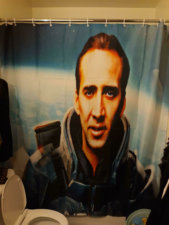 She Said: Pick Any Shower Curtain You Want. Challenge Accepted.