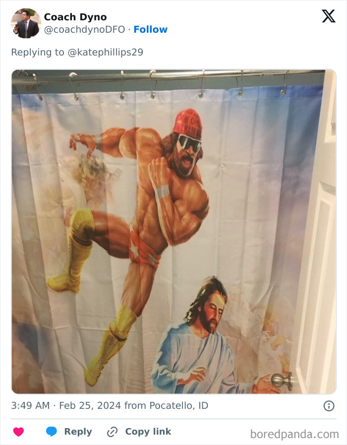 A Crazy Shower Curtain That’s Just This Side Of Insane