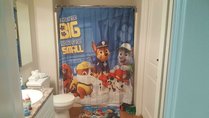 I Have A 3-Year-Old, So This Shower Curtain Wasn’t My Idea