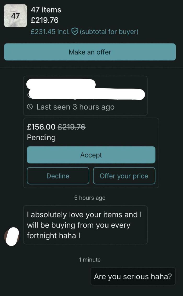 Woke Up To Someone Wanting To Buy Everything I Listed