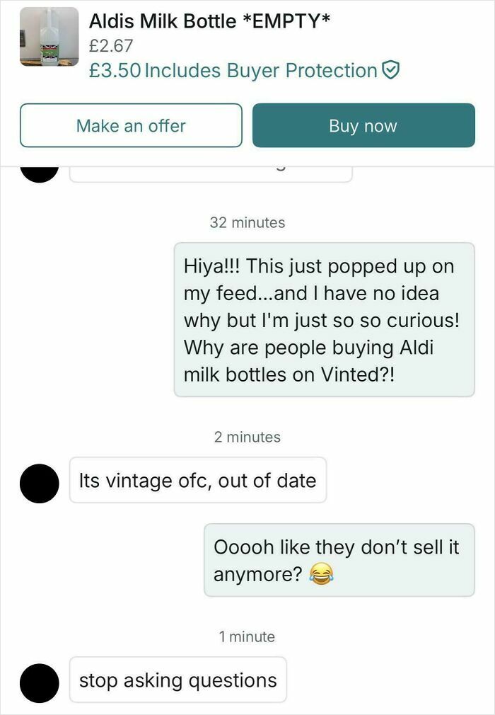 This Vinted Exchange Was Something Else
