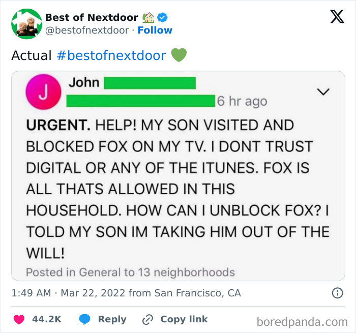 Wait, They Actually Posted THAT? Wild Neighbor Drama From Best Of Nextdoor