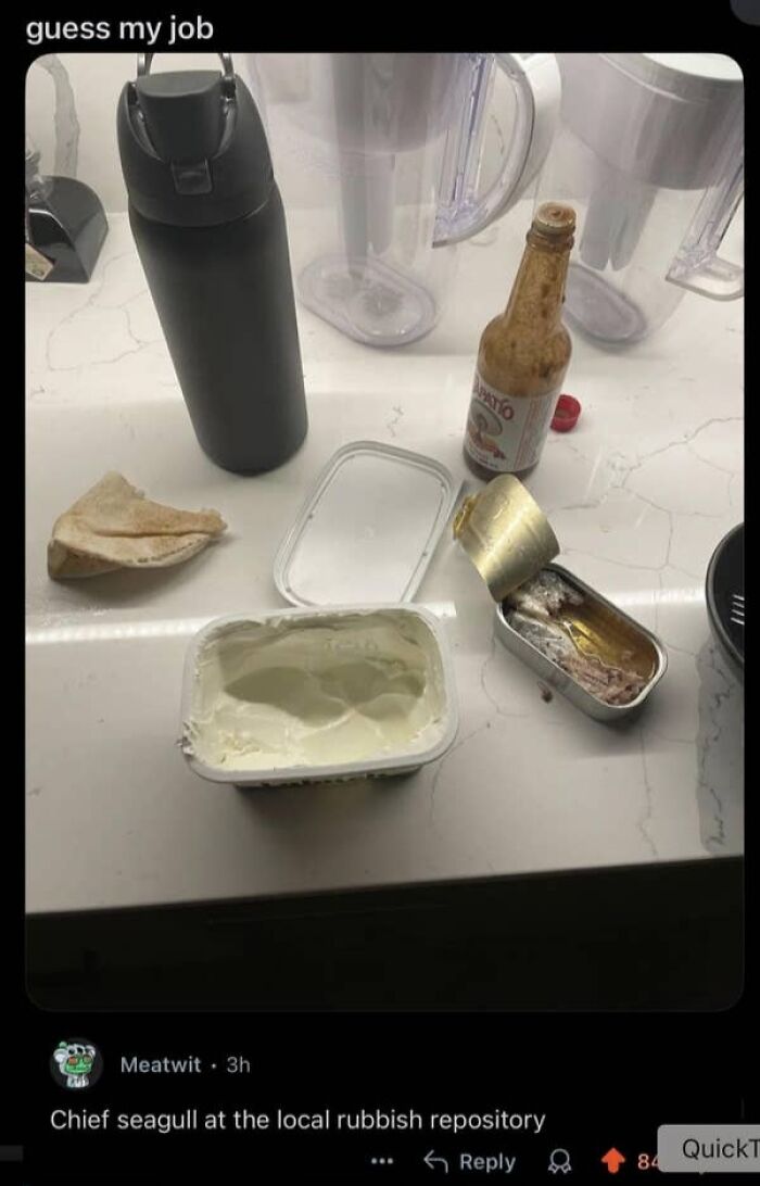 Guess My Job Based On This Meal