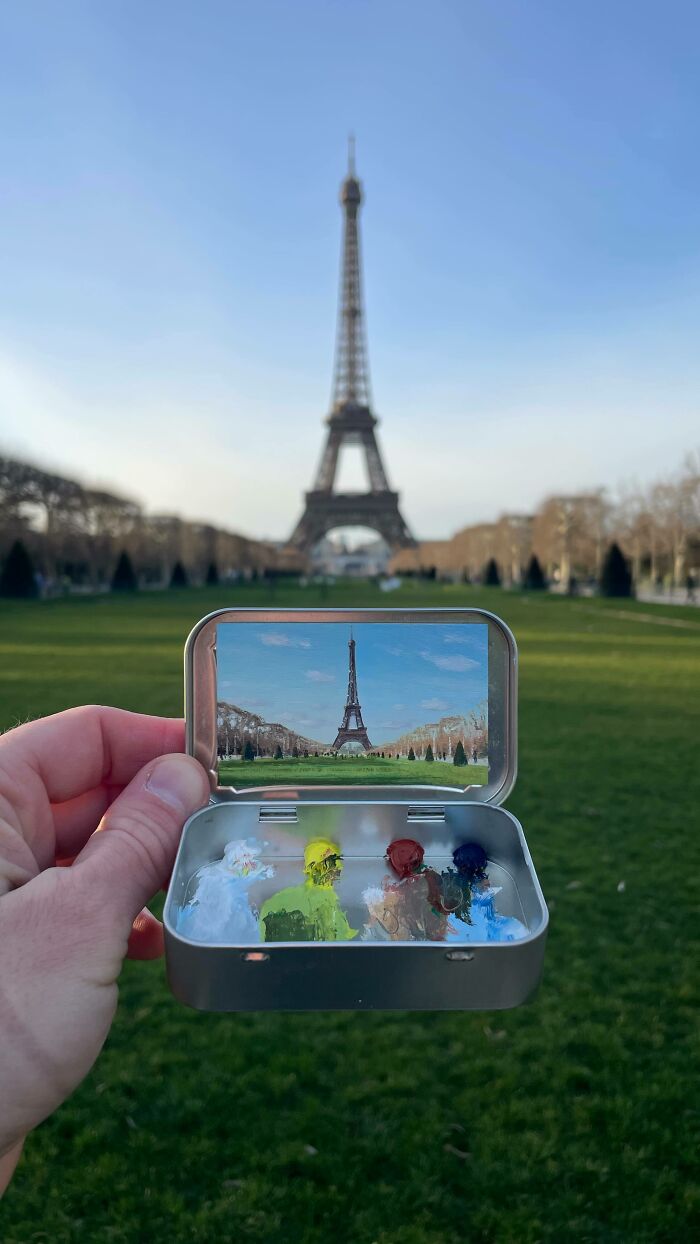 50 Tiny Paintings So Small They Fit Inside Altoid Tins (Yep, Really Tiny!)