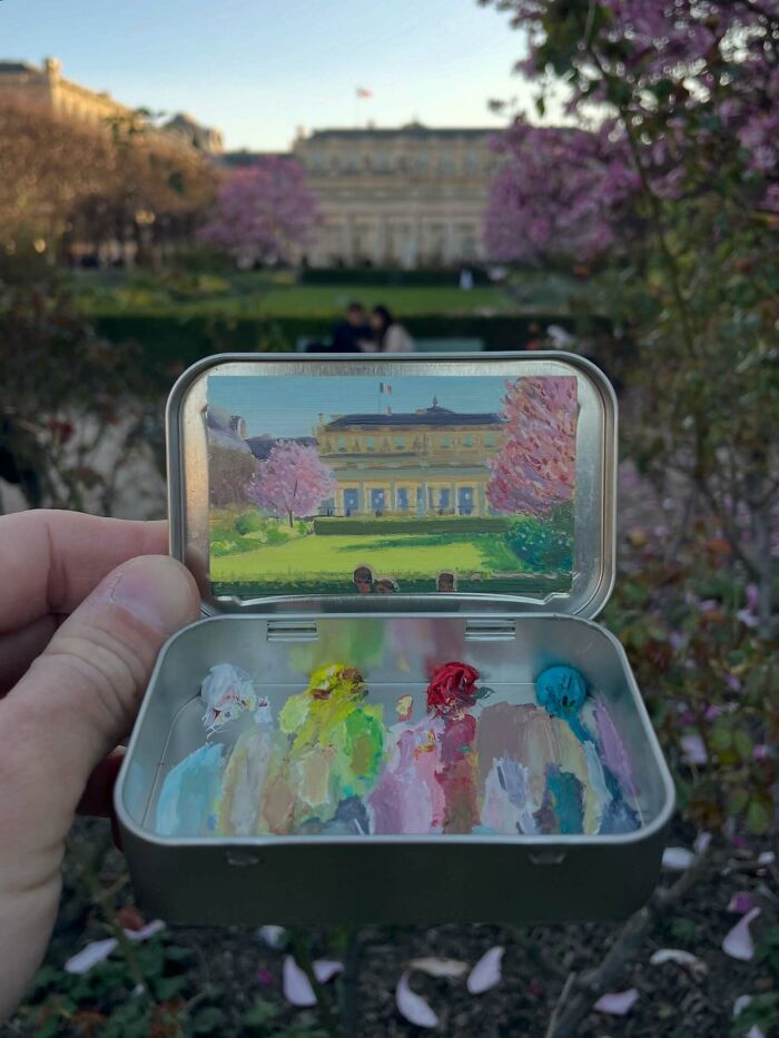 50 Tiny Paintings So Small They Fit Inside Altoid Tins (Yep, Really Tiny!)