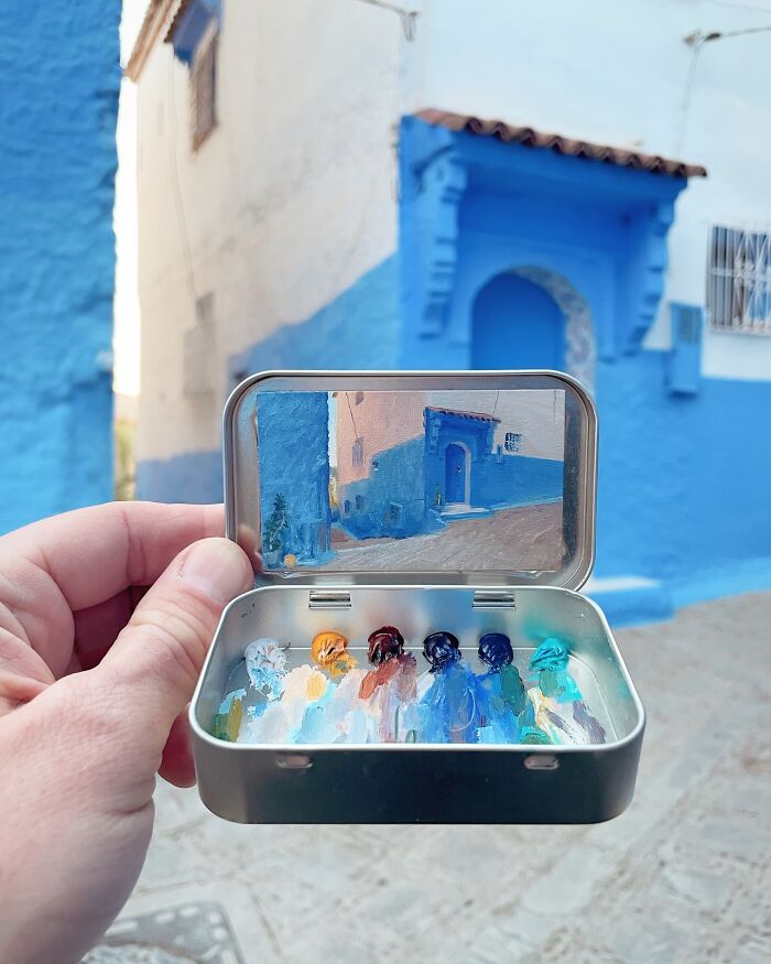 50 Tiny Paintings So Small They Fit Inside Altoid Tins (Yep, Really Tiny!)