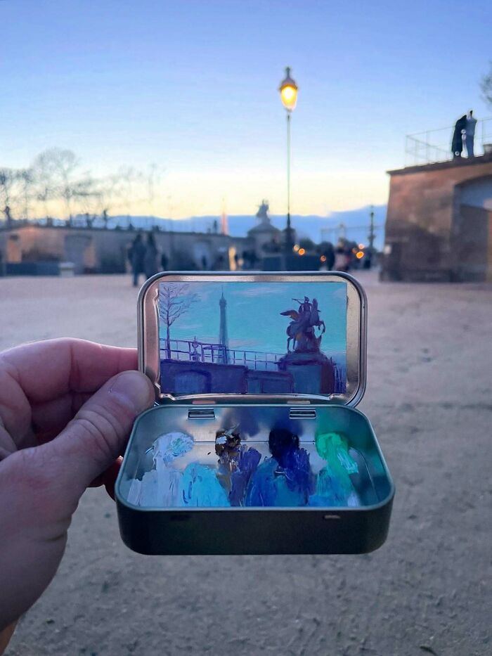 50 Tiny Paintings So Small They Fit Inside Altoid Tins (Yep, Really Tiny!)