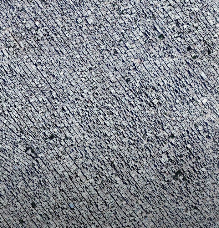 Aerial Madness Over Delhi, India