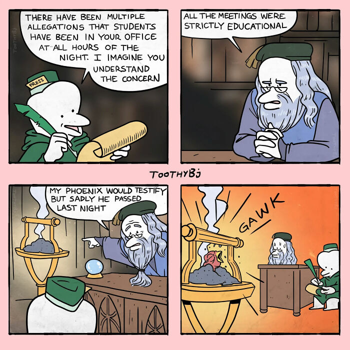 Wait, These Comics Are Actually This Weird? 29 Wildly Unexpected ToothyBJ Laughs