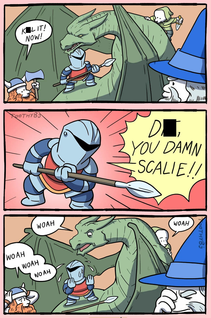 Wait, These Comics Are Actually This Weird? 29 Wildly Unexpected ToothyBJ Laughs