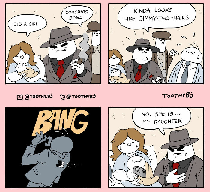 Wait, These Comics Are Actually This Weird? 29 Wildly Unexpected ToothyBJ Laughs