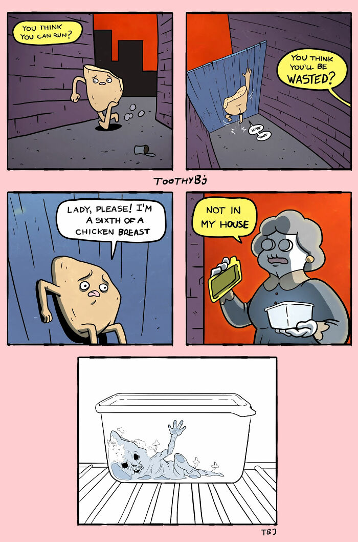 Wait, These Comics Are Actually This Weird? 29 Wildly Unexpected ToothyBJ Laughs