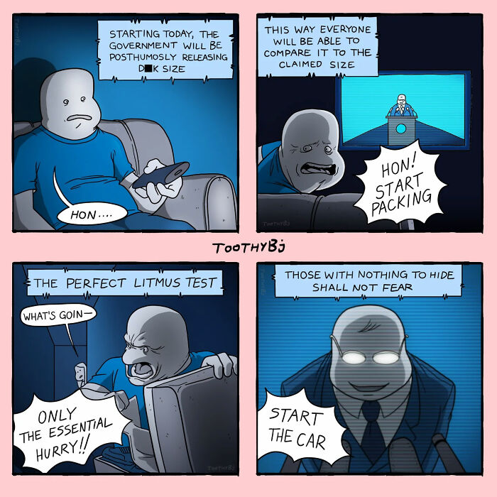 Wait, These Comics Are Actually This Weird? 29 Wildly Unexpected ToothyBJ Laughs