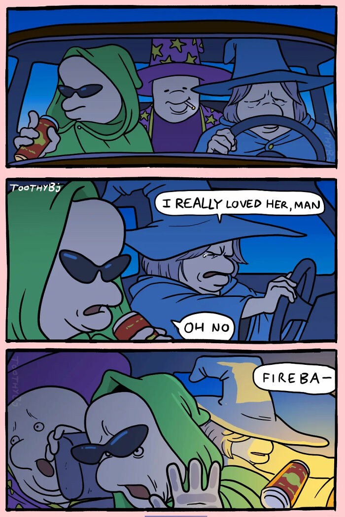 Wait, These Comics Are Actually This Weird? 29 Wildly Unexpected ToothyBJ Laughs