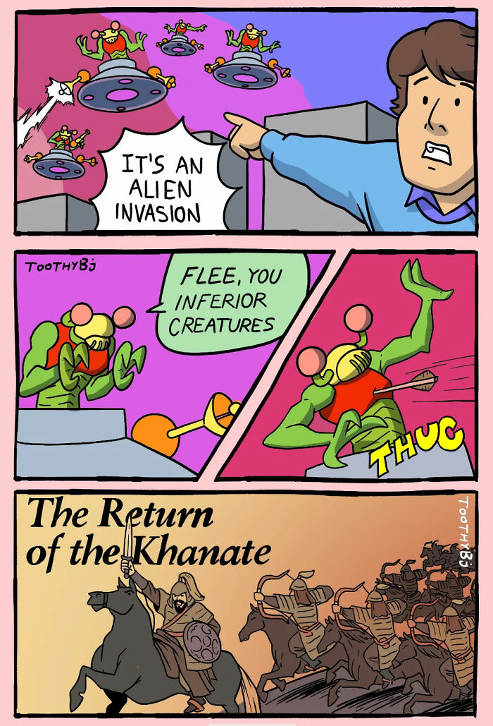 Wait, These Comics Are Actually This Weird? 29 Wildly Unexpected ToothyBJ Laughs