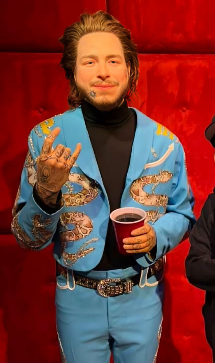 "Post Malone" Wax Figure: Close Enough in Tennessee?