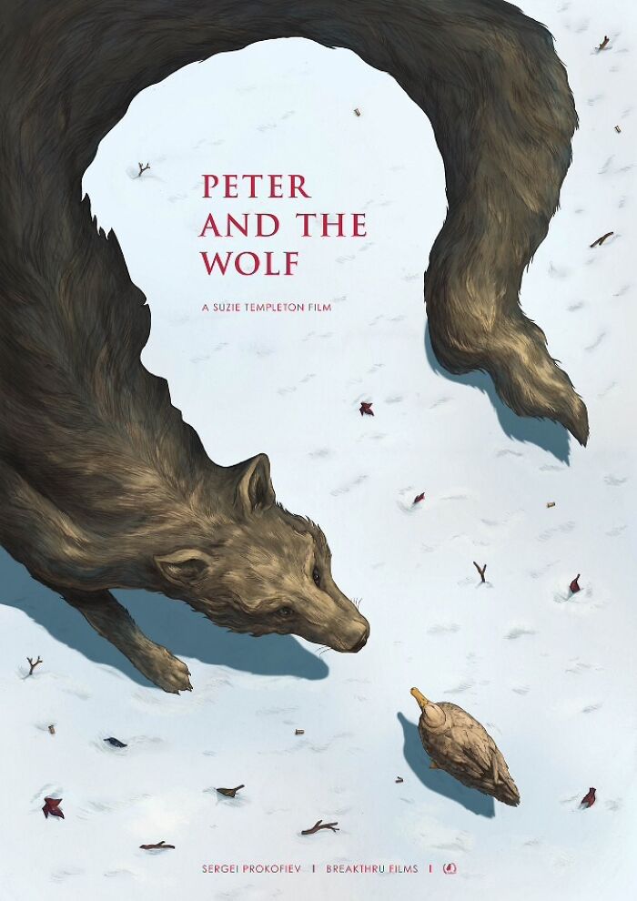 This Peter and the Wolf Poster is Pure Genius