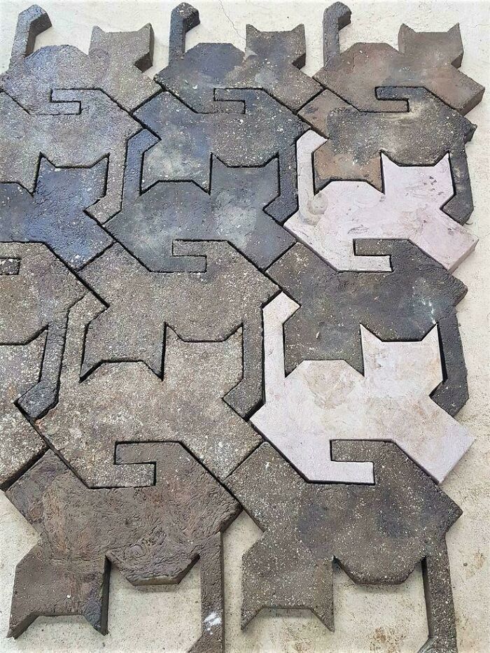 Paving Stones Shaped Like Cats? Yes Please