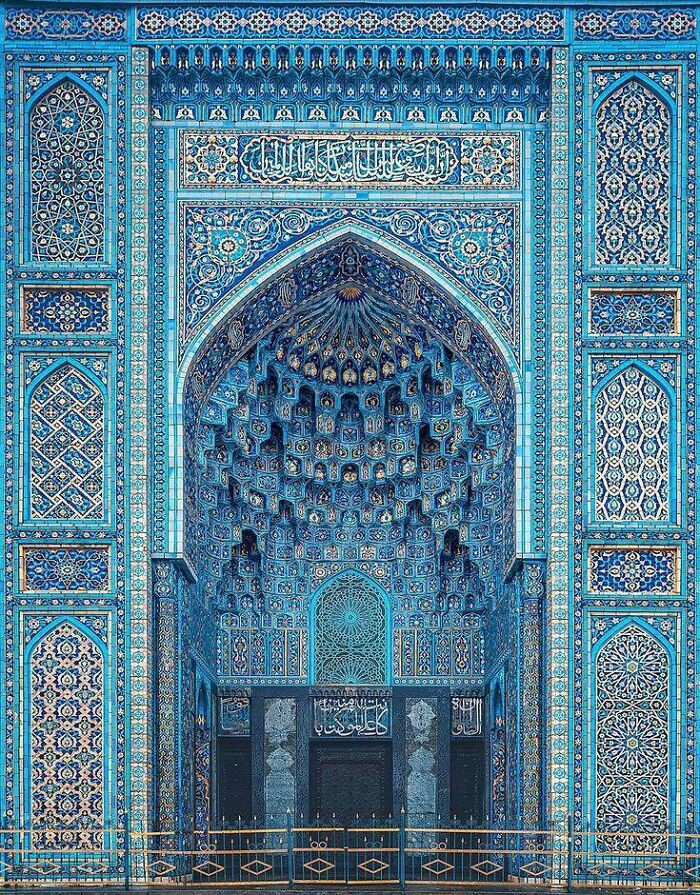 Elegant Persian Mosque Tiles