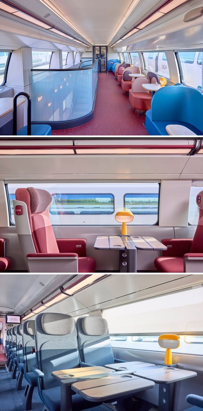 High-Speed French Train Interior Looks Super Cool
