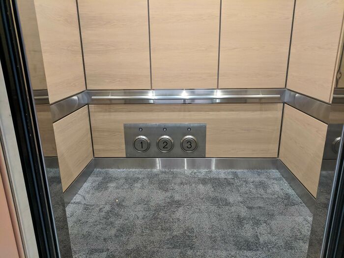 Elevator With Foot Buttons for When Your Hands Are Full