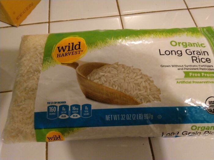 This Rice Bag? It’s Actually Full of Rice! Mind Blown