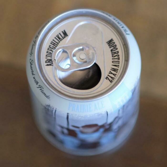 Beer Can Lid with Alphabet? Genius Idea