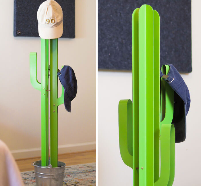 Metal Cactus Holder for Hats? You Bet!