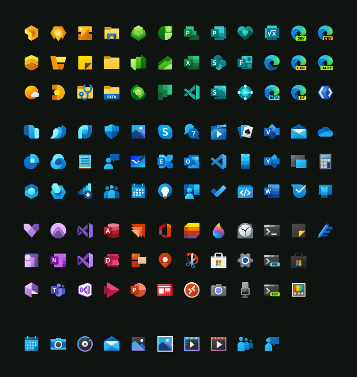 All of Microsoft Fluent Design Icons in One Place