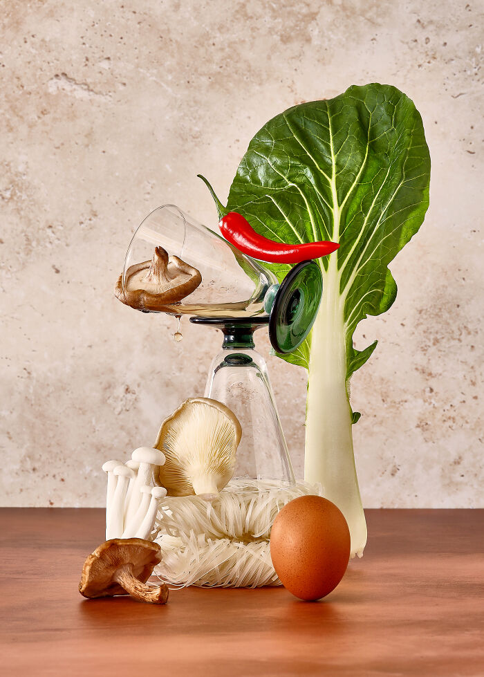Hotel Art Group Food Stylist Award: Raw Ingredients Wine Pairing By Sarah Ghijselinck, Belgium
